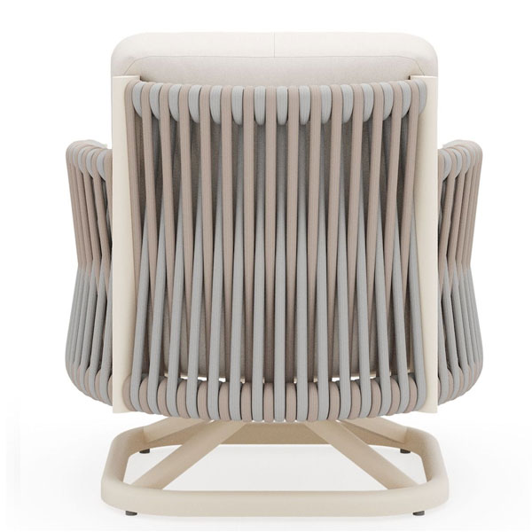 Eve Swivel Lounge Chair by Woodard - Image 4